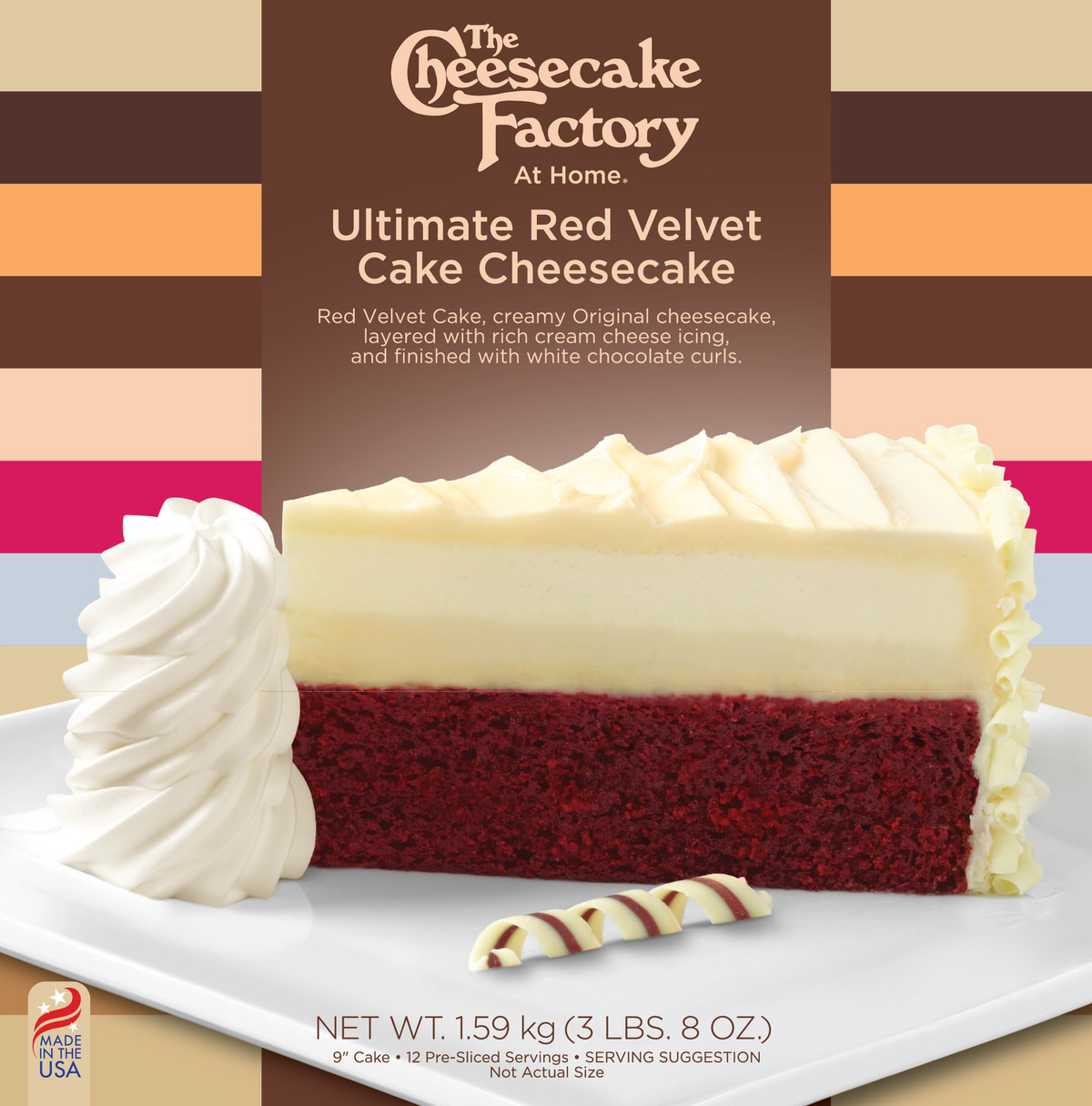 cheesecake factory whole red velvet cheesecake