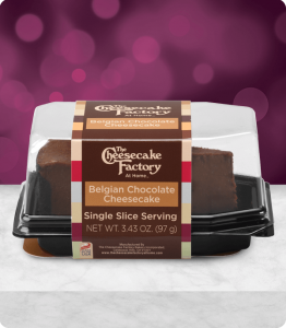 Belgian Chocolate Cheesecake- Single Serve Slice - Schengen Desserts B.V.