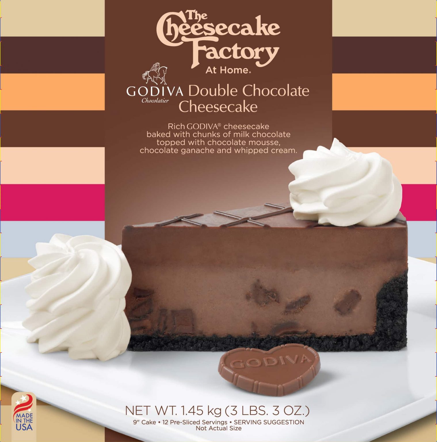 Godiva Double Chocolate Cheesecake Factory | Schengen Desserts